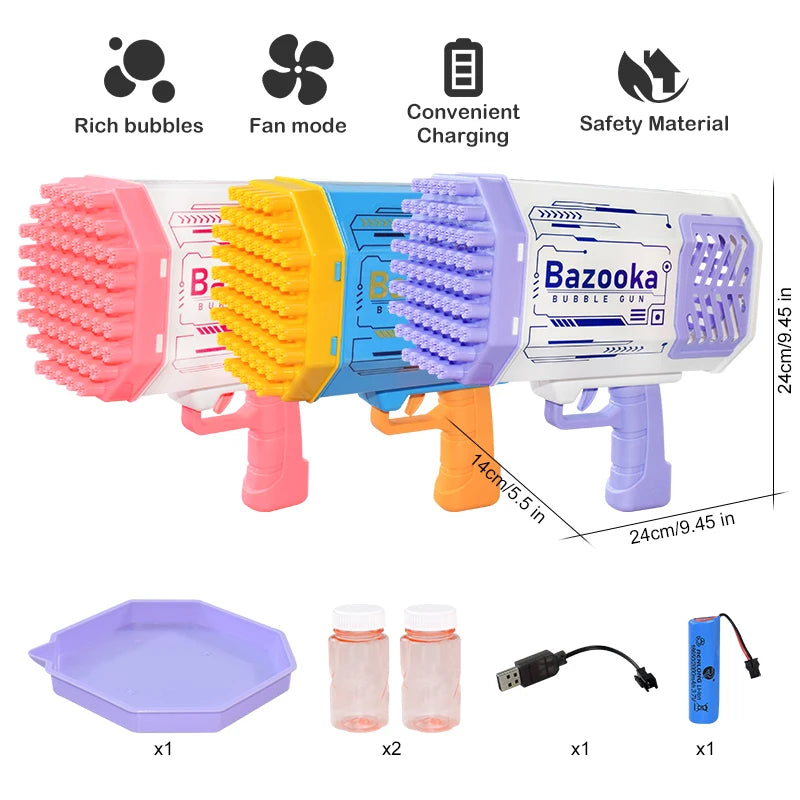 Bubble Blast Rechargeable Bubble Gun