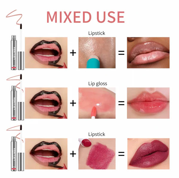 Peel-Off Lip Liner &amp; Lipstick Tattoo